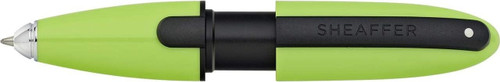 Sheaffer Ion Rollerball Pen Black Ink with Ring Attachment Lime Green