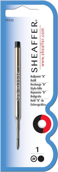 Sheaffer 99335 "K" Style Ballpoint Refill - Black