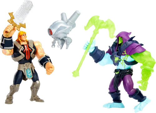 MOTU Battle For Eternia He-Man Vs Chaos Energy Skeletor Action Figure 2pk MOTU Battle For Eternia He-Man Vs Chaos Energy Skeletor Action Figure 2pk