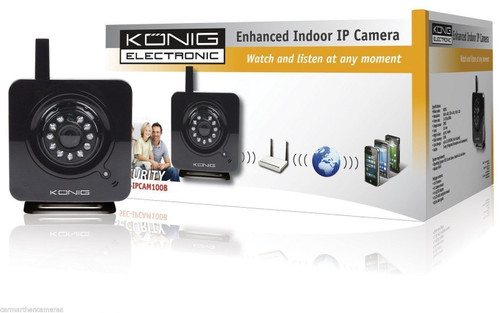 KONIG ENHANCED INDOOR IP CAMERA SEC-IPCAM100B KONIG ENHANCED INDOOR IP CAMERA SEC-IPCAM100B