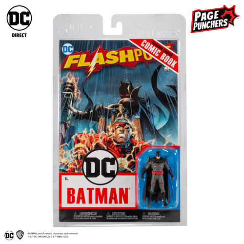 Batman 3″ Figure with Flashpoint Comic (Page Punchers) 5 Points of Articulation