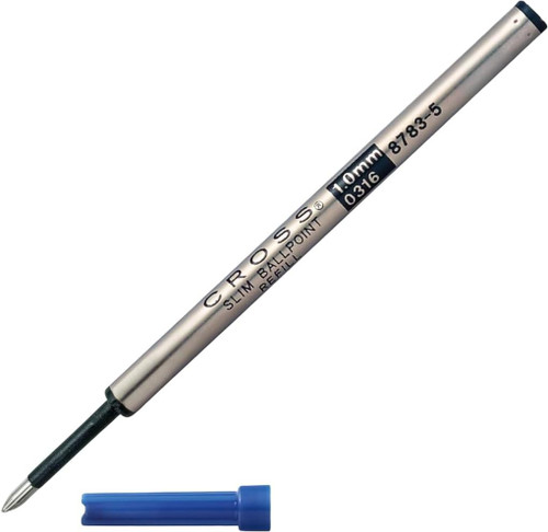 Cross 8783-5 Slim Archival Ink Blue Refill for Ballpoint Pens, Medium Point
