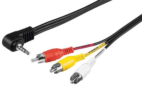 goobay 3.5mm AV to 3RCA Cable 1.5m
