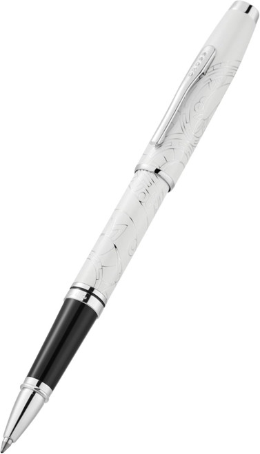 Cross Coventry Zodiac Year of the Snake Pearl White Lacquer Rollerball Pen
