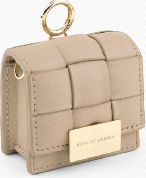 Ideal of Sweden Braided Light Camel Apple Earbud Bag (Generation 1, 2, and Pro)