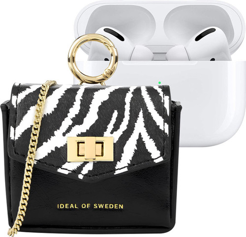 Ideal of Sweden Ava Zebra Eclipse Apple Earbud Bag (Generation 1, 2, and Pro)