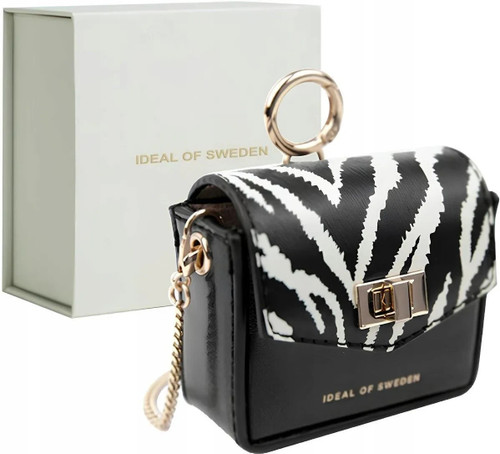 Ideal of Sweden Ava Zebra Eclipse Apple Earbud Bag (Generation 1, 2, and Pro)