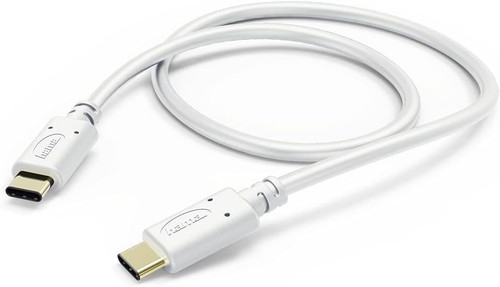 Hama Charging Cable USB-C to USB-C 1.0m White