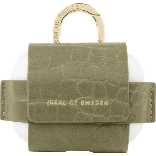 Ideal of Sweden Faux Leather Sage Croco for Apple Earbud (Generation 3)