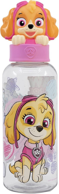 Stor Paw Patrol Large Drinks Bottle with Skye Figurine Top and Everest 560ml