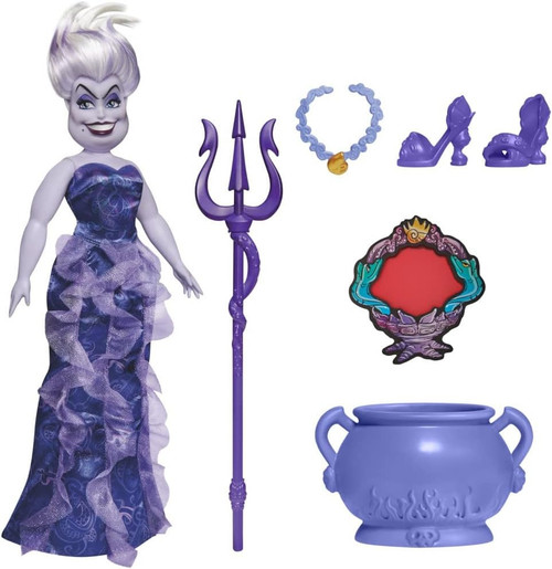 Disney Villains 'Ursula' Fashion Doll with Accessories and Removable Clothes