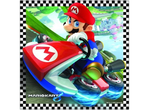Mariokart Napkins 16 Pack