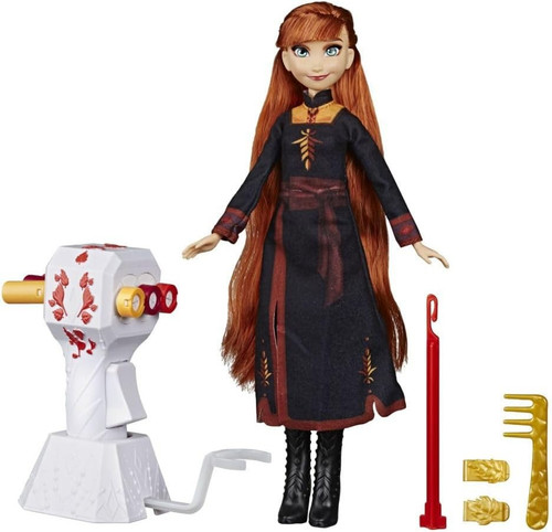 Disney Frozen  Anna Doll with Extra-Long Red Hair Braiding Tool and Hair Clips
