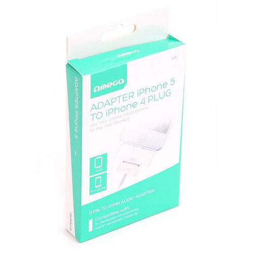 OMEGA Adapter Apple® iPhone 5 (8-pin) to Apple® iPhone 4 (30-pin)
