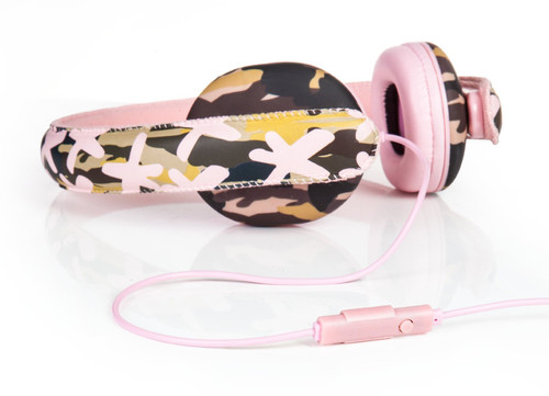 ChicBuds Ear Party Over Ear Headphones with Mic- Camille