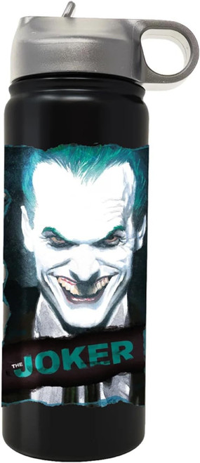 DC Villains (Put on a Happy Face) Metal Single Wall Sipper Bottle