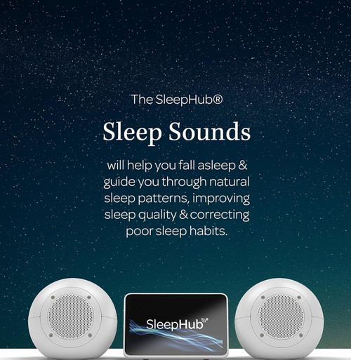 SleepHub Sleep Aid Machine, Insomnia Relief, Sleep Training Device White