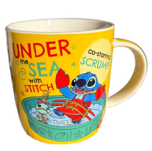Lilo and Stitch Ceramic Mug Under the Sea' in Yellow