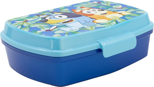 Bluey and Friends Small Sandwich Lunch Box Blue