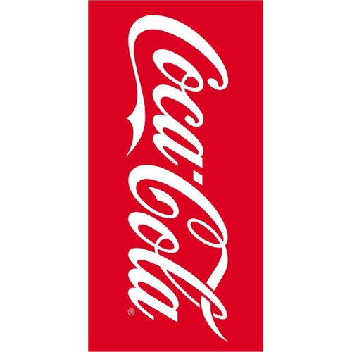 Coca Cola 100% Quick Dry Polyester Microfibre Beach Towel Red