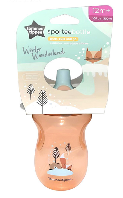 Tommee Tippee Spill Proof Sportee Winter Wonderland 300ml Bottle for 12m+
