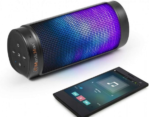 Bluetooth Rechargeble Wireless Speaker with LED Light Effect