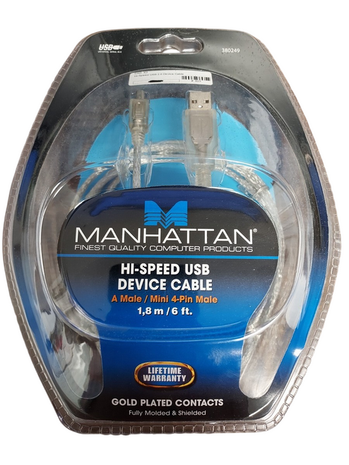 Manhattan Hi-Speed USB Device Cable 1.8m