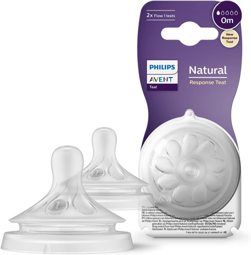 Philips Avent Responsives Nursing Dummy Natural 0m Pack of 2 (Model SCY961/02)