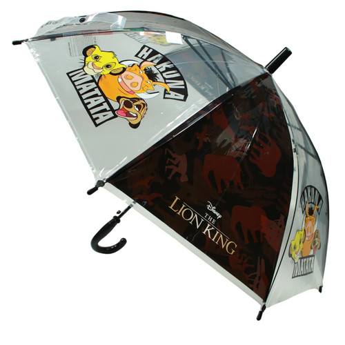 Lion King Hukuna Matata Umbrella, Transparent and Black Design