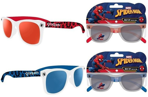Spider-Man Sunglasses Clear Frames with Red or Blue arms