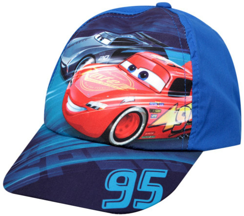 Cars Blue Baseball Cap with Lightning McQueen and Jackson Storm