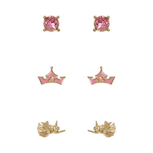 Disney Princess Sleeping Beauty set of 3 Stud Earrings
