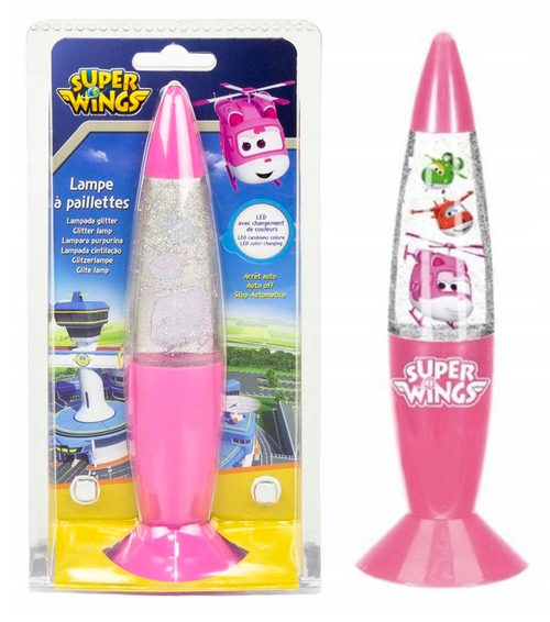 Super Wings Mini Glitter Lamp
