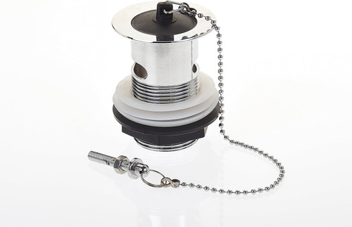 Chrome Basin Waste Slotted 1 1/4"