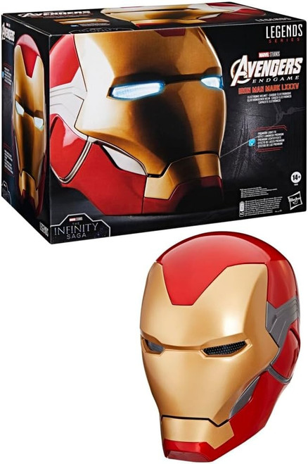 AVENGERS Marvel Legends Series Iron Man Premium Electronic Helmet with Light FX