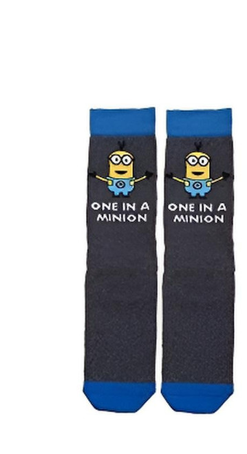 Mens Novelty Despicable Me Minions Socks - UK 6-11/ EU 39-46