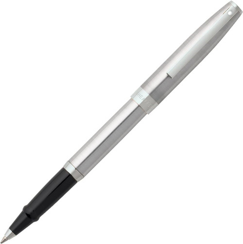 Sheaffer Sagaris Rollerball Pen, Brushed Chrome Black Ink E1947251