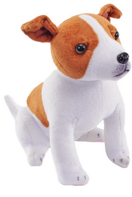 Wild Republic Rescue Dogs Toy 6" (15cm) Jack Russell Terrier with Bark