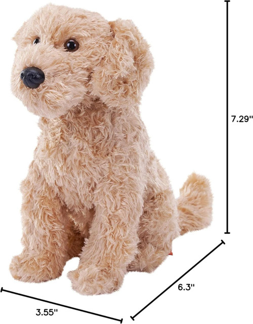 Wild Republic Rescue Dogs Toy 6" (15cm) Cockapoo with Bark