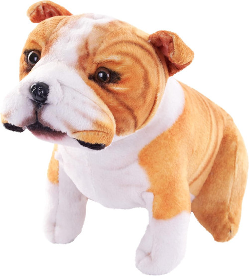 Wild Republic Rescue Dogs Toy 6" (15cm) Bulldog with Bark