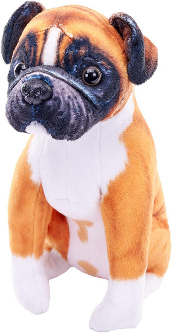 Wild Republic Rescue Dogs Toy 6" (15cm) Boxer with Bark