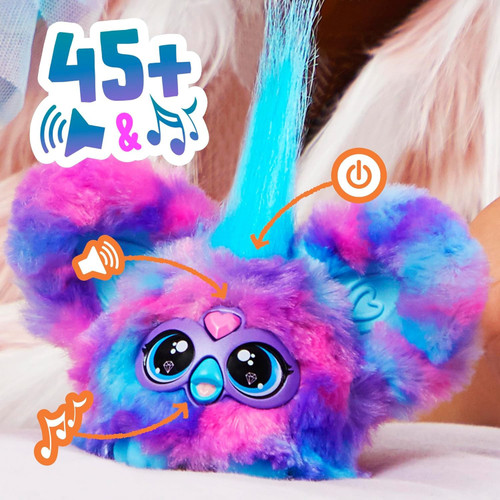 Furby Furblets Luv-Lee Mini Electronic Plush Toy Blue