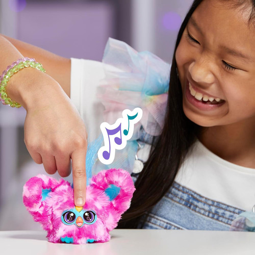 Furby Furblets Dah-Tee Mini Electronic Plush Toy Pink