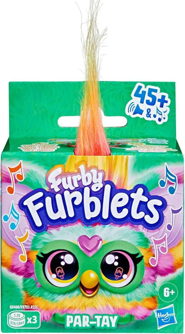 Furby Furblets Par-Tay Mini Electronic Plush Toy Pink / Orange
