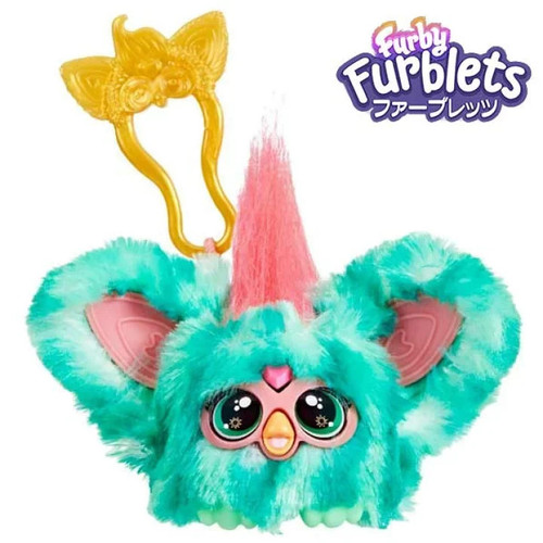 Furby Furblets Mello-Nee Mini Electronic Plush Toy Turquoise / Pink