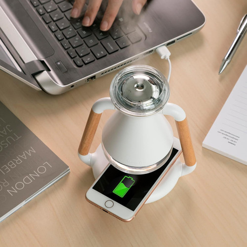 Aroma Diffuser with Built-In 3 in 1 Wireless Phone Charger