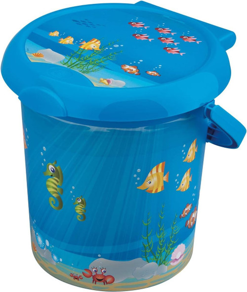 Rotho Babydesign Ocean StyLe! Nappy Bin, Holding Ring for Nappy Bags, 11 Litre
