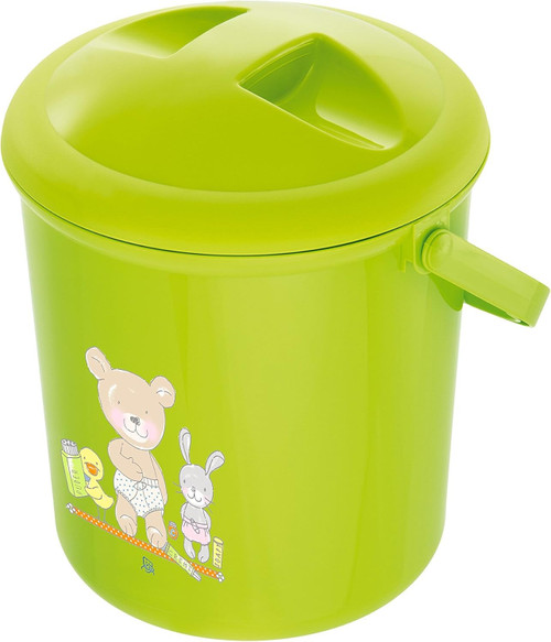 Rotho Babydesign 'Best Friends' Nappy Bin, Holding Ring for Nappy Bags, 11 Litre