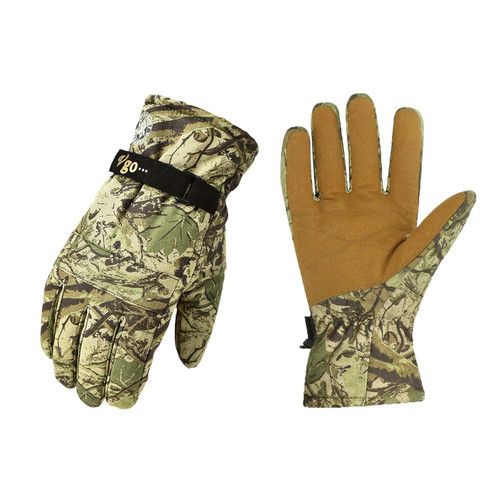Camo Style Ski and Snowboard Gloves Large -20c Coldproof and Waterproof