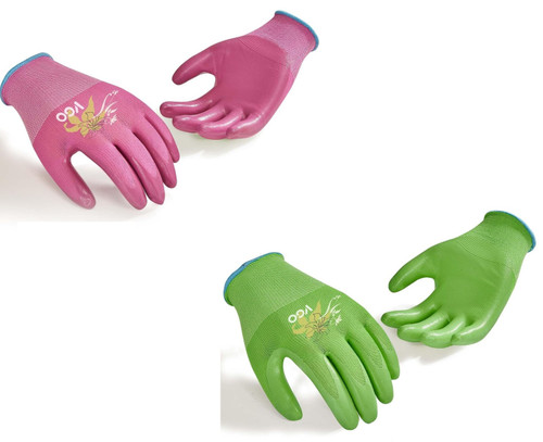 Women’s Gardening Gloves - Non-Slip Nitrile Coated, Machine Washable Breathable